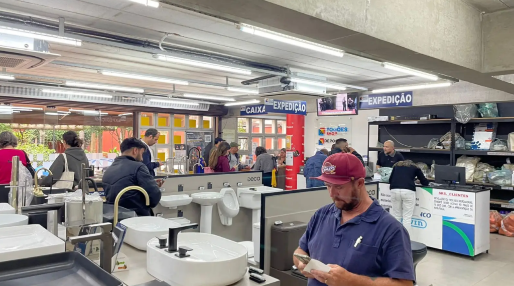 Fogões Shop é a loja física, Depocasa é o e-commerce – Foto: Fogões Shop/Depocasa